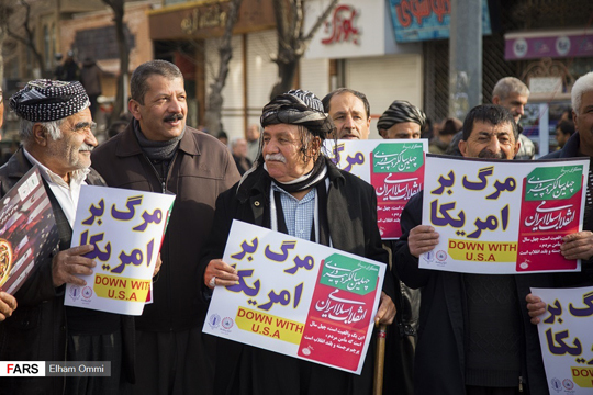 حضور باشکوه مردم کردستان در راهپیمایی 22 بهمن + تصاویر