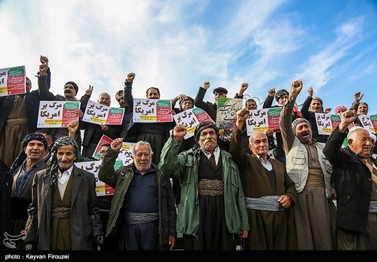 حضور باشکوه مردم کردستان در راهپیمایی 22 بهمن + تصاویر