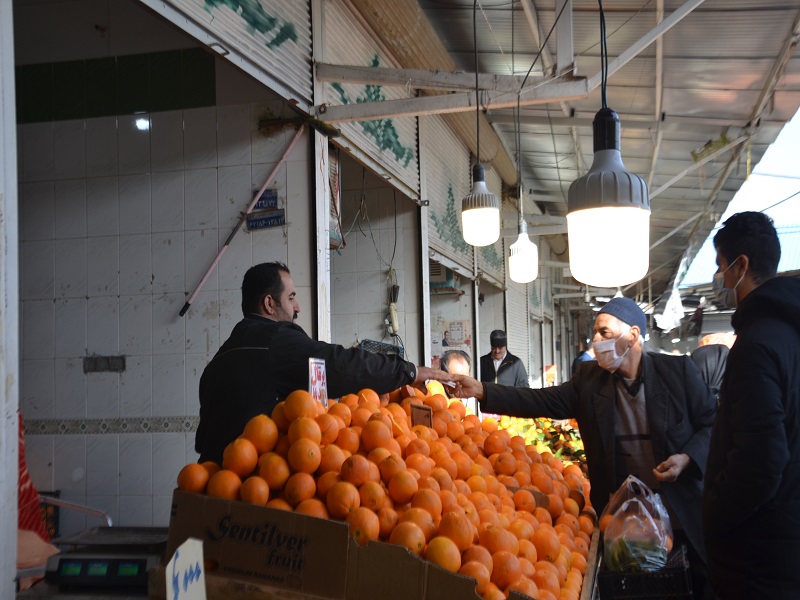 بازار شب یلدا در کرمانشاه