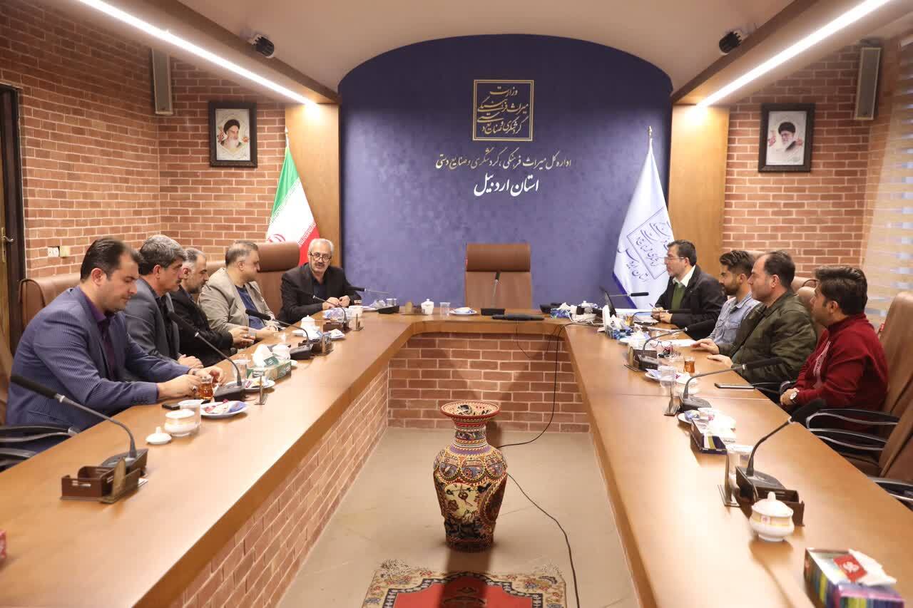 روند ساماندهی پایگاه ملی جمعه مسجد اردبیل بررسی شد